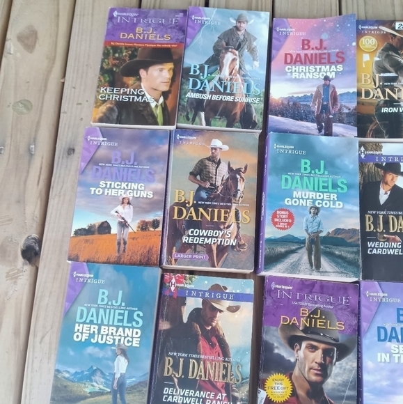 20 Harlequin Intrigue Romance Books by B.J. Daniels Western Romance Book Lot - Picture 2 of 4